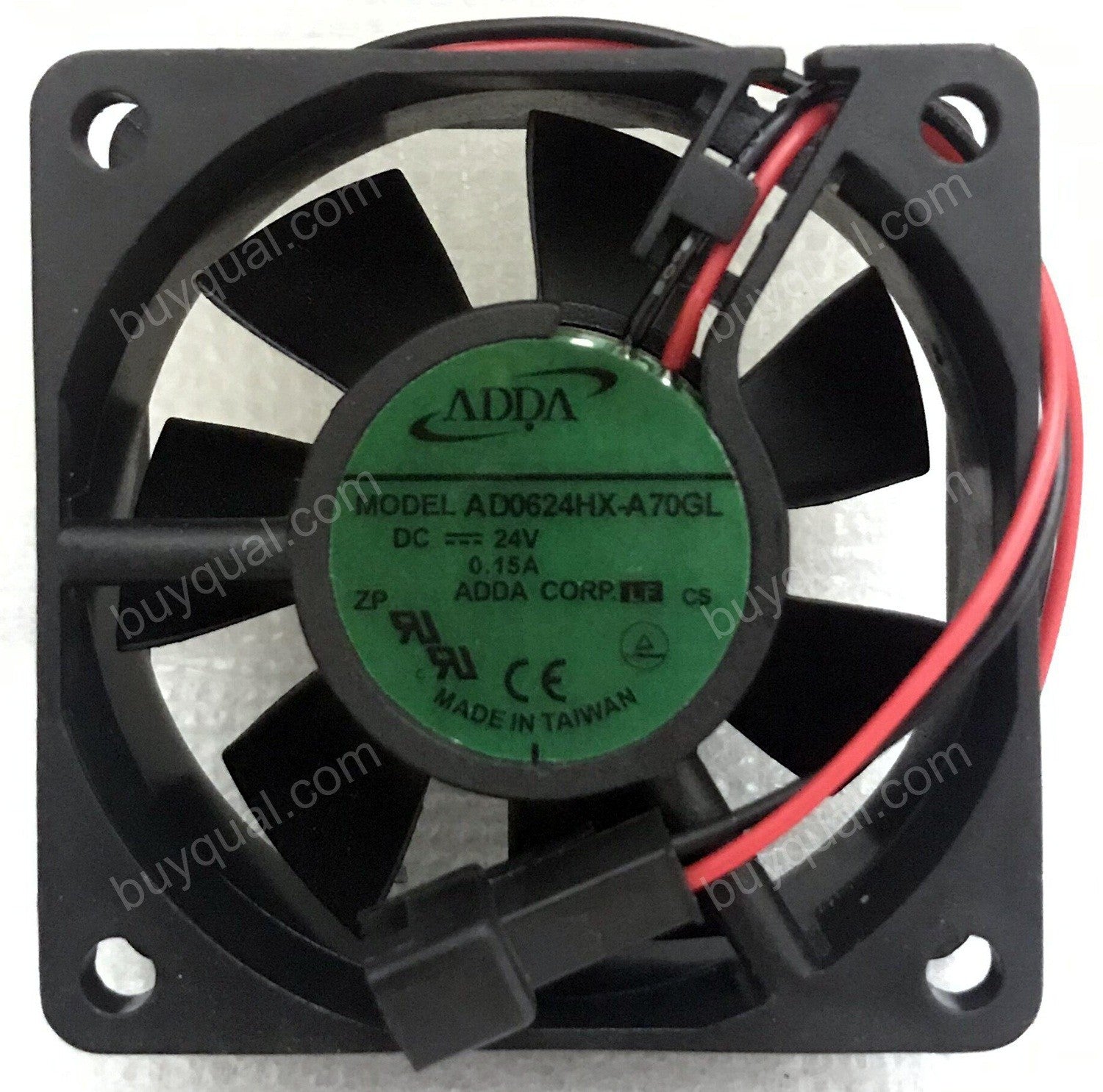 ADDA AD0624HX-A70GL 24V 0.15A 3.6W 2wires Cooling Fan ADDA AD0624HX-A70GL 24V 0.15A 3.6W 2wires Cooling Fan